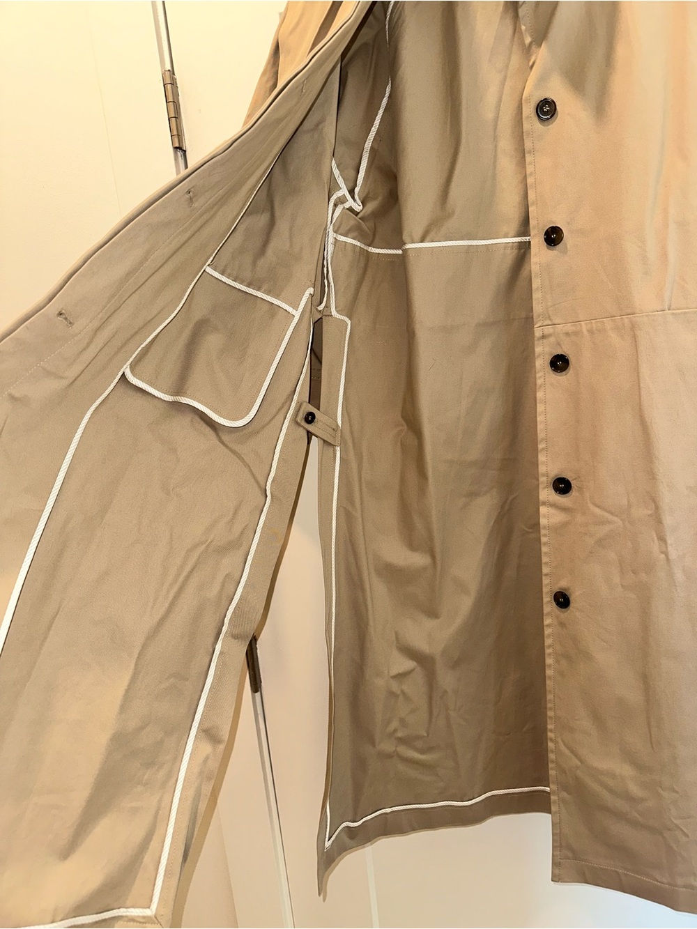 ZARA OVERSIZE TRENCH COAT WITH SCARF ZW LIMITED EDITION NEW SS26 Size M - Picture 11 of 15